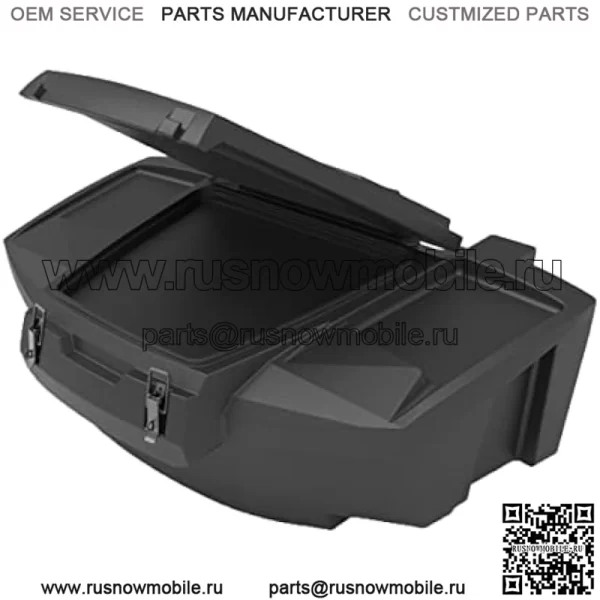 Задний грузовой ящик MotoAlliance UTV - водонепроницаемый ящик для инструментов JEMCO 148 QT - совместим с моделями Polaris RZR 900 и 1000S, а также Trail - Image 2