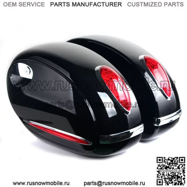 Жесткий пластиковый боковой ящик для мотоцикла Harley Davidson - Image 2