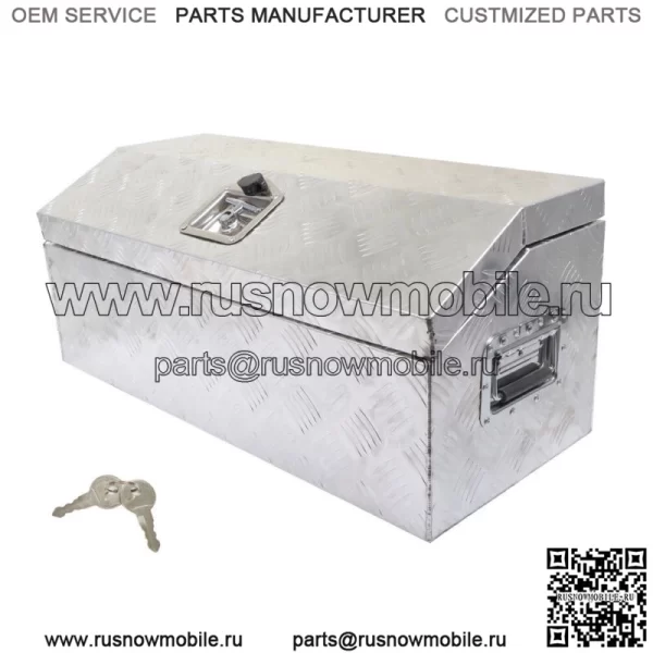 30" x 13" x 13" Ящик для инструментов из алюминия для квадроцикла, автомобиля, прицепа, пикапа, багажника