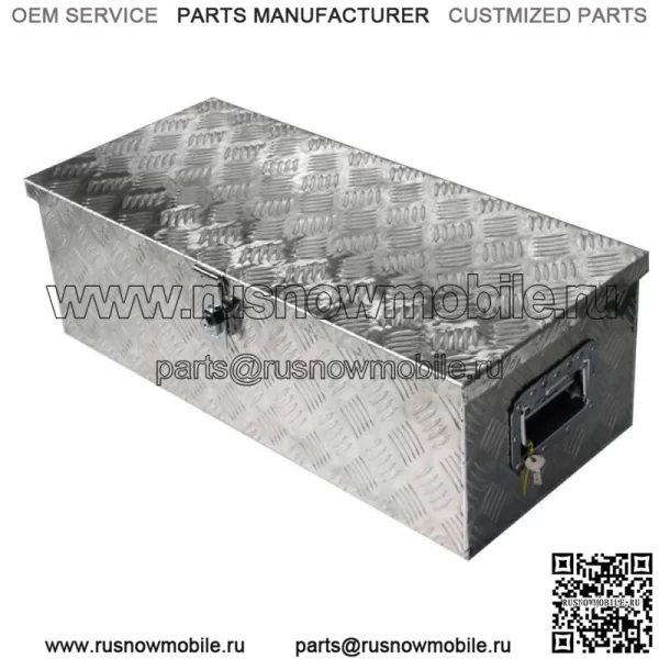 30" x 13" x 10" алюминиевый ящик для инструментов для пикапа кемпера с плоской платформой для автофургона