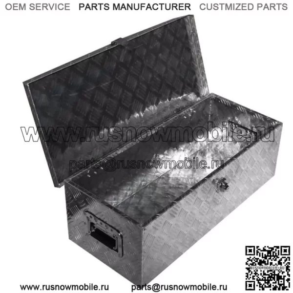 30" x 13" x 10" алюминиевый ящик для инструментов для пикапа кемпера с плоской платформой для автофургона - Image 3