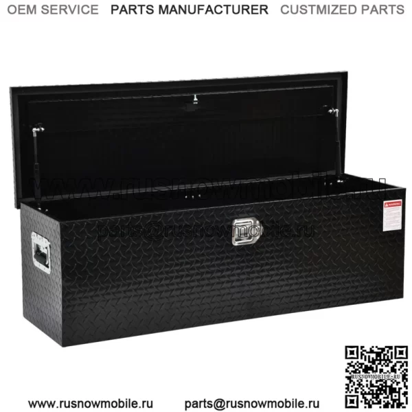 49"X15"X15" Алюминиевый ящик для инструментов для пикапа повышенной прочности с замком - Image 2