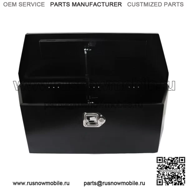 Ящик для прицепа с дышлом 2.31cu.ft Ящик для инструментов прицепа черный стальной 35 x 12.2 x 11.8 дюймов - Image 3