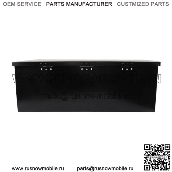 Ящик для прицепа с дышлом 2.31cu.ft Ящик для инструментов прицепа черный стальной 35 x 12.2 x 11.8 дюймов - Image 5